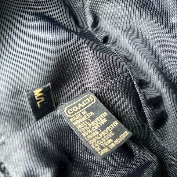 Vintage Authentic Coach Bucket Hat Black Like NEW!! Size M/L - Picture 4 of 5